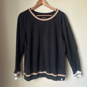 Torrid Active Black Pullover Sweatshirt Long Sleeve Size 0 (large)